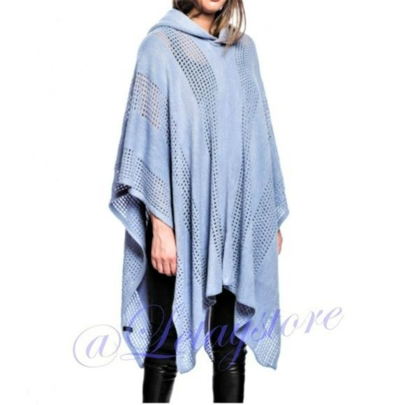Accessories - NWT Cozy Ultra Soft Knit Hooded Wrap Poncho